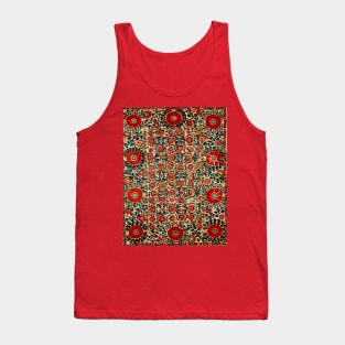 19th Century Suzani Bed Cover Tank Top